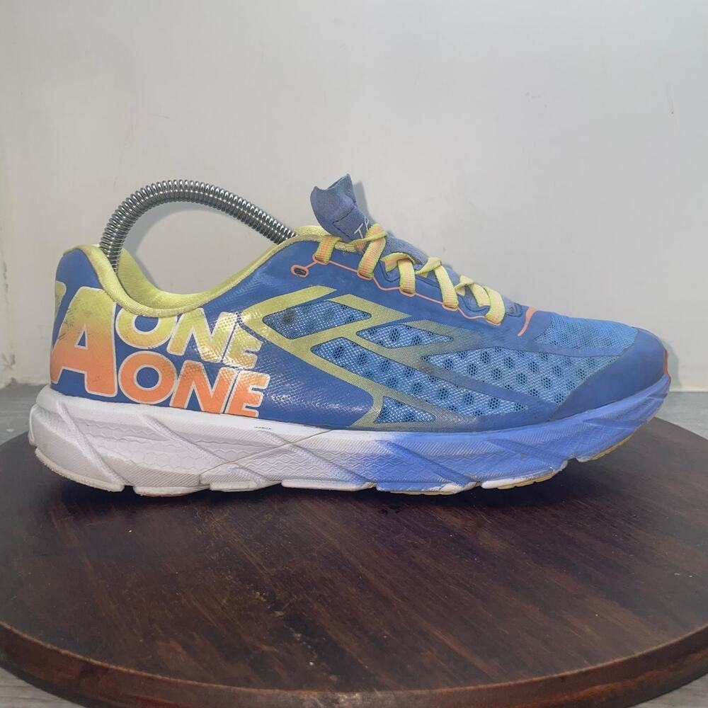 Hoka One One Women’s 9.5 Tracer Clayton Sneakers Blue Running Athletic Shoes